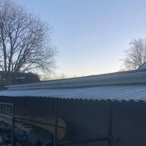 Byte av hängränna i Gråbo