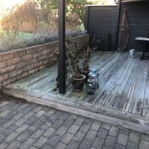 Byta trallbrädor i Kärrdalen