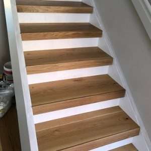 Renovering av trappa i Önnered