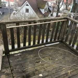 Byte av trädäck på Hisingen