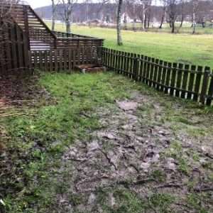 Nytt trädäck i Sävedalen